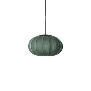 Made By Hand  - Knit-Wit 45 Oval Pendant LED - Tweed Green
